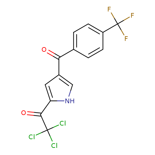 2,2,2-trichloro-1-{4-[4-(trifluoromethyl)benzoyl]-1H-pyrrol-2-yl}ethan-1-one
