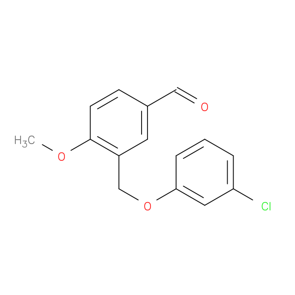 3-[(3-Chlorophenoxy)methyl]-4-methoxybenzaldehyde