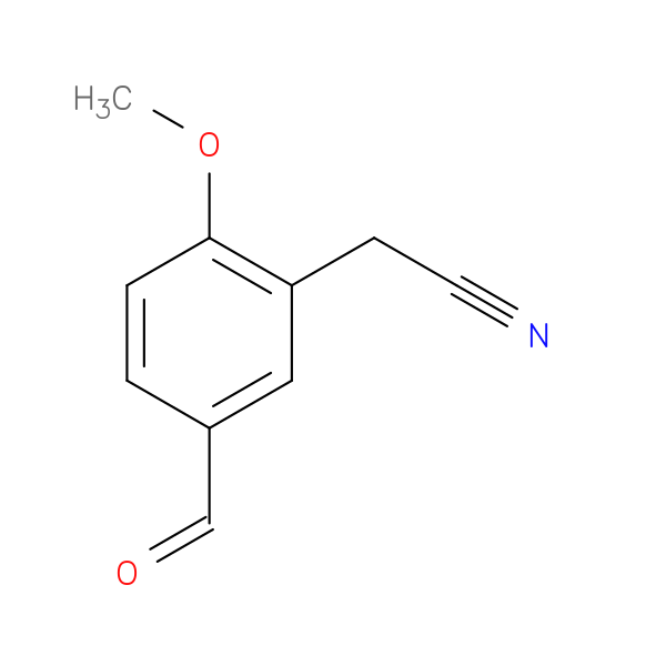 2-(5-Formyl-2-methoxyphenyl)acetonitrile
