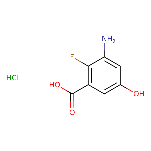 3-amino-2-fluoro-5-hydroxybenzoic acid hydrochloride