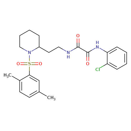 N'-(2-chlorophenyl)-N-{2-[1-(2,5-dimethylbenzenesulfonyl)piperidin-2-yl]ethyl}ethanediamide