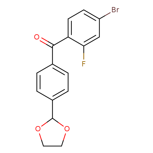 4-Bromo-4'-(1,3-dioxolan-2-yl)-2-fluorobenzophenone
