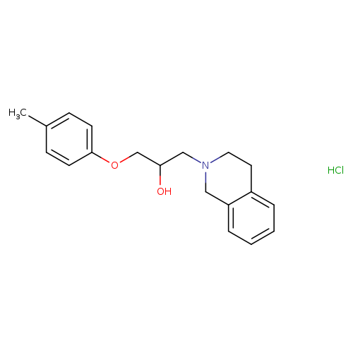 1-(4-methylphenoxy)-3-(1,2,3,4-tetrahydroisoquinolin-2-yl)propan-2-ol hydrochloride
