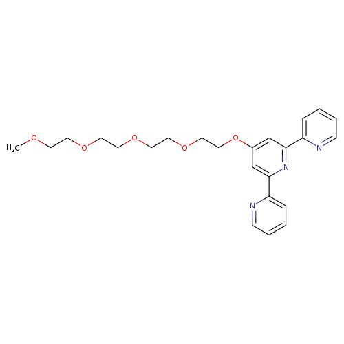 6-(pyridin-2-yl)-4-(2,5,8,11-tetraoxatridecan-13-yloxy)-2,2'-bipyridine
