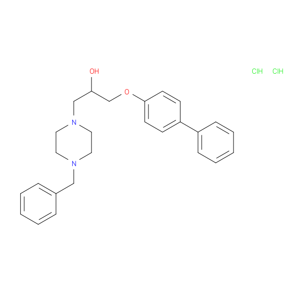 1-(4-benzylpiperazin-1-yl)-3-{[1,1'-biphenyl]-4-yloxy}propan-2-ol dihydrochloride