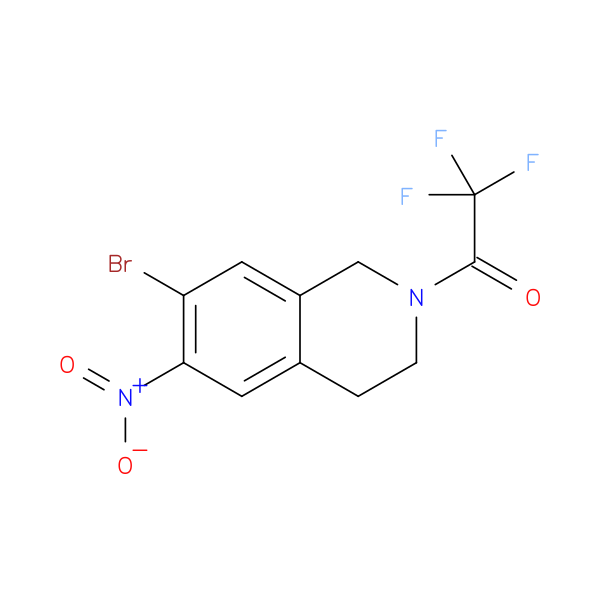 1-(7-Bromo-6-nitro-3,4-dihydroisoquinolin-2(1h)-yl)-2,2,2-trifluoroethanone