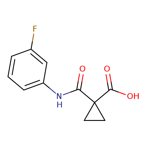 1-[(3-Fluorophenyl)carbamoyl]cyclopropane-1-carboxylic acid
