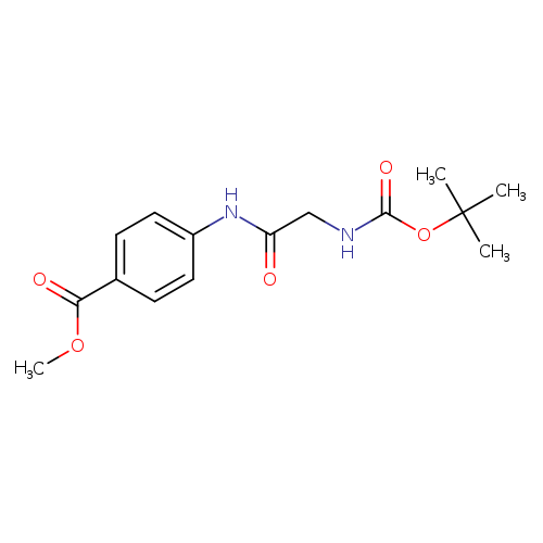 4-(2-tert-Butoxycarbonylamino-acetylamino)-benzoic acid methyl ester