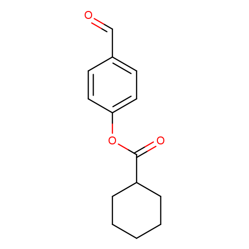 Cyclohexanecarboxylic acid, 4-formylphenyl ester