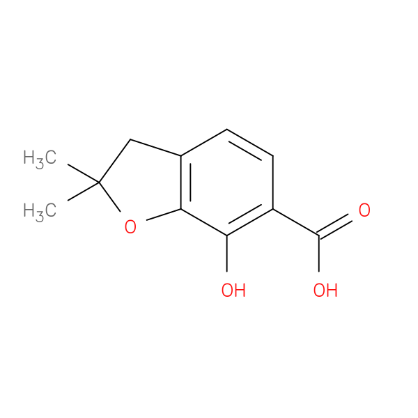 7-hydroxy-2,2-dimethyl-2,3-dihydro-1-benzofuran-6-carboxylic acid