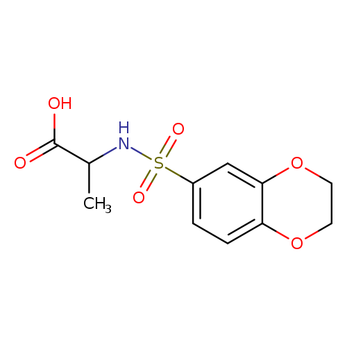 N-(2,3-dihydro-1,4-benzodioxin-6-ylsulfonyl)-alanine