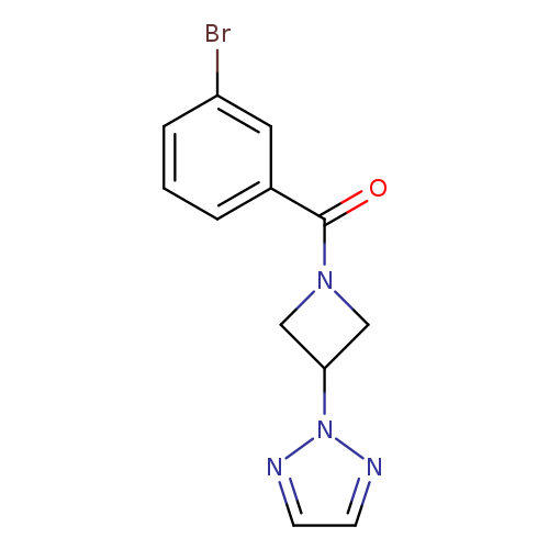 2-[1-(3-bromobenzoyl)azetidin-3-yl]-2H-1,2,3-triazole
