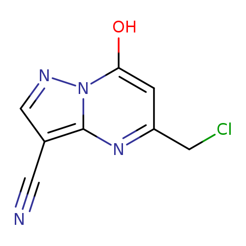 5-(chloromethyl)-7-hydroxypyrazolo[1,5-a]pyrimidine-3-carbonitrile