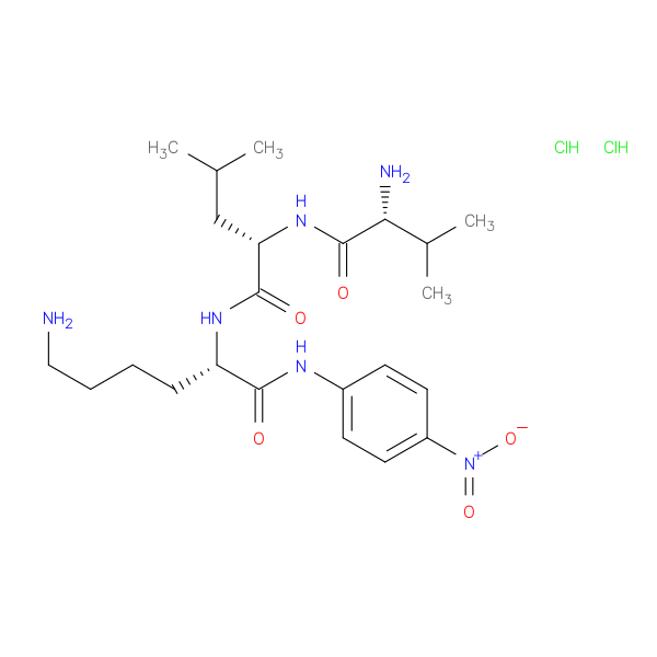 (S)-6-Amino-2-((S)-2-((R)-2-amino-3-methylbutanamido)-4-methylpentanamido)-N-(4-nitrophenyl)hexanamide dihydrochloride