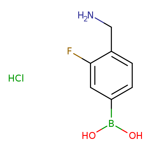 4-(AMINOMETHYL)-3-FLUOROPHENYLBORONIC ACID, HCL