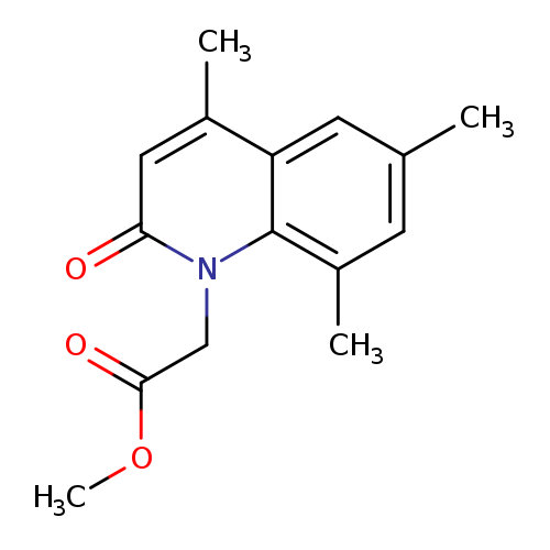 Methyl (4,6,8-trimethyl-2-oxoquinolin-1(2h)-yl)acetate