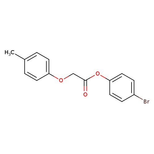Acetic acid, (4-methylphenoxy)-, 4-bromophenyl ester