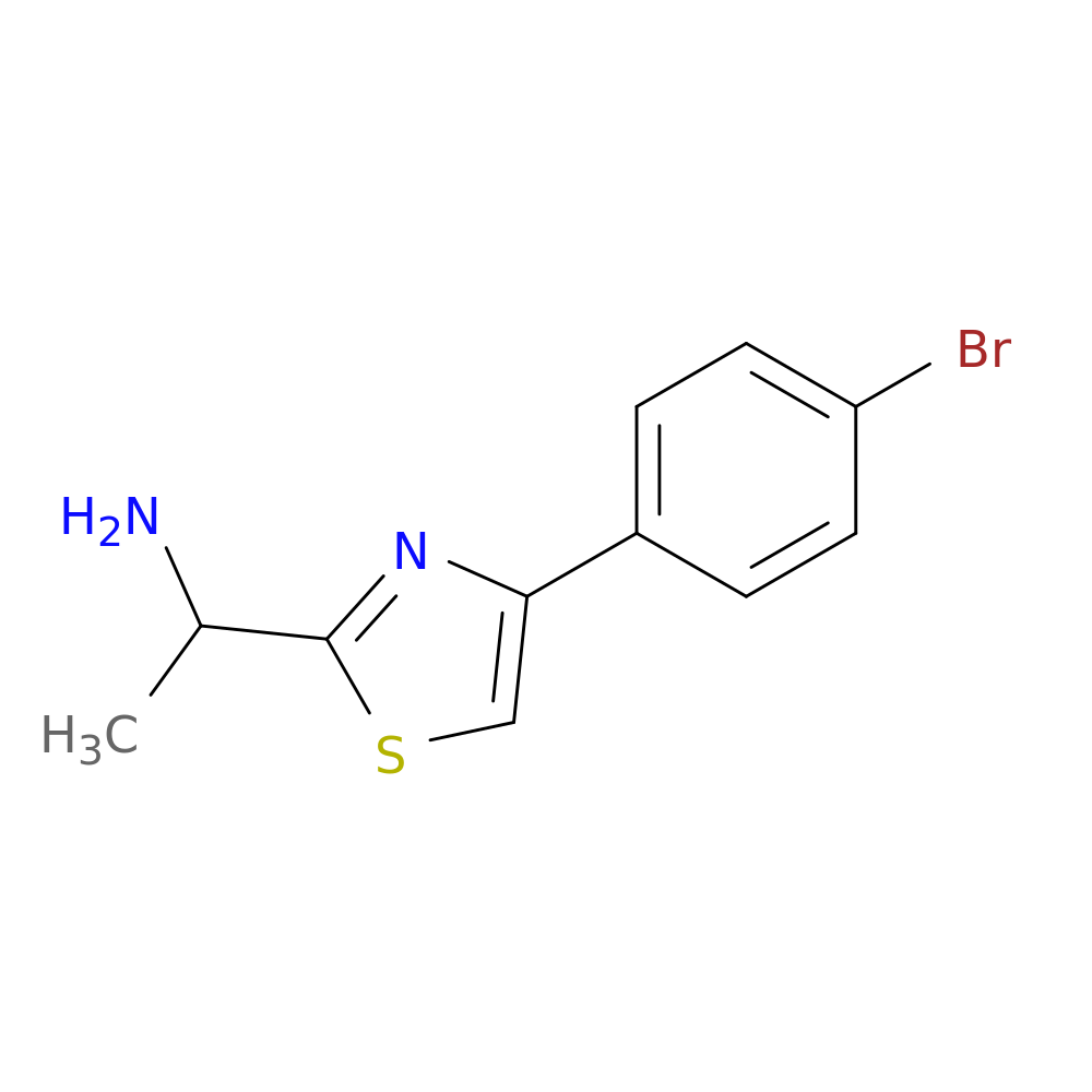 1-[4-(4-bromophenyl)-1,3-thiazol-2-yl]ethan-1-amine