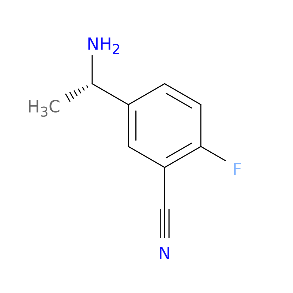 (S)-5-(1-Aminoethyl)-2-fluorobenzonitrile