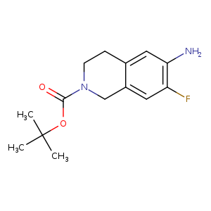 tert-Butyl 6-amino-7-fluoro-3,4-dihydroisoquinoline-2(1H)-carboxylate