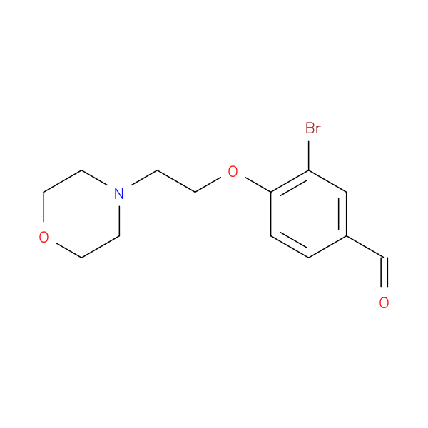 3-Bromo-4-(2-morpholinoethoxy)benzaldehyde
