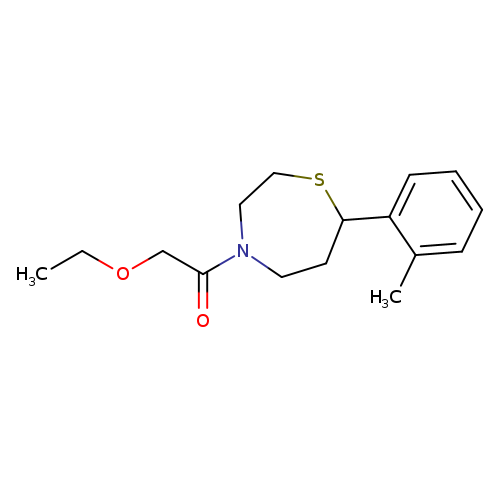 2-ethoxy-1-[7-(2-methylphenyl)-1,4-thiazepan-4-yl]ethan-1-one