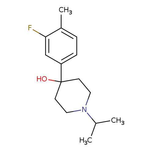 4-(3-Fluoro-4-methylphenyl)-4-hydroxy-1-iso-propylpiperidine