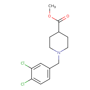 methyl 1-[(3,4-dichlorophenyl)methyl]piperidine-4-carboxylate