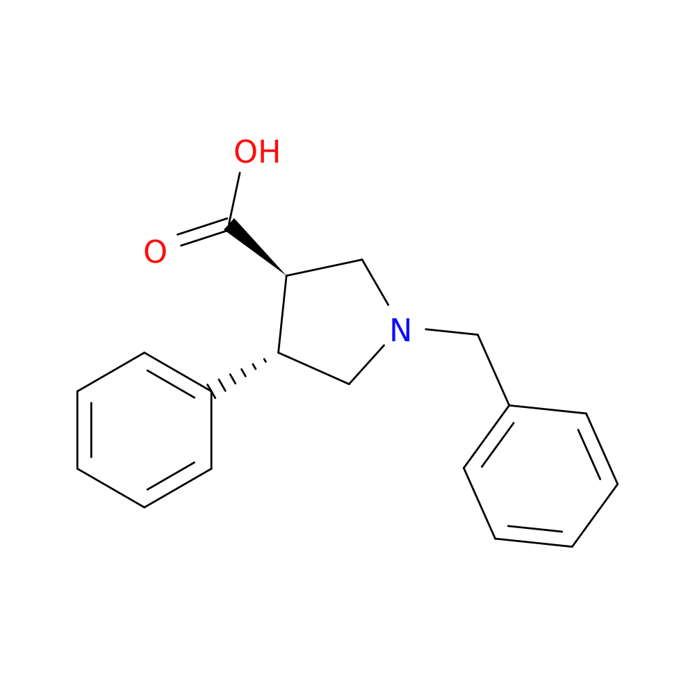 (3R,4S)-1-Benzyl-4-phenylpyrrolidine-3-carboxylic acid