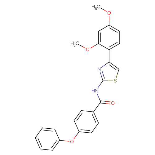 N-[4-(2,4-dimethoxyphenyl)-1,3-thiazol-2-yl]-4-phenoxybenzamide