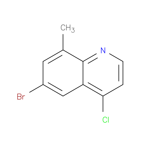 6-Bromo-4-chloro-8-methylquinoline