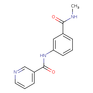N-{3-[(methylamino)carbonyl]phenyl}nicotinamide