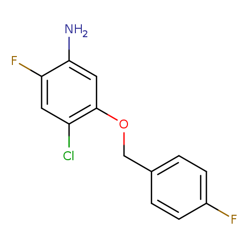 4-Chloro-2-fluoro-5-((4-fluorobenzyl)oxy)aniline