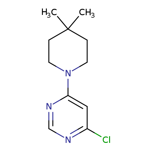 4-chloro-6-(4,4-dimethylpiperidin-1-yl)pyrimidine