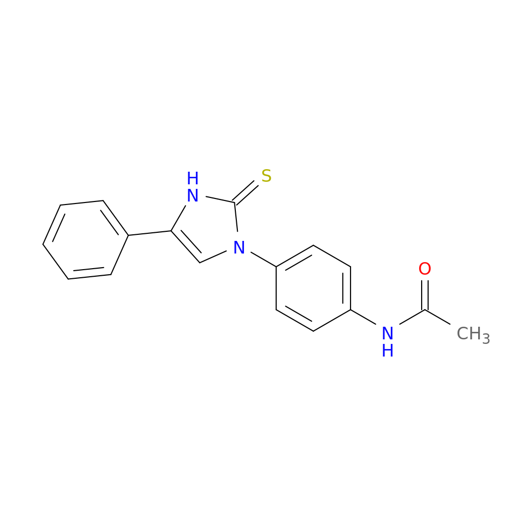 N-(4-(4-Phenyl-2-thioxo-2,3-dihydro-1H-imidazol-1-yl)phenyl)acetamide