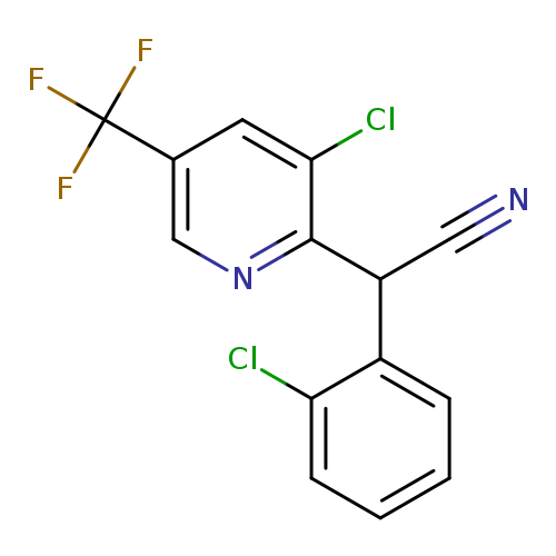 2-[3-chloro-5-(trifluoromethyl)pyridin-2-yl]-2-(2-chlorophenyl)acetonitrile