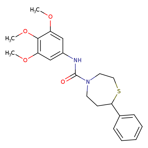 7-phenyl-N-(3,4,5-trimethoxyphenyl)-1,4-thiazepane-4-carboxamide