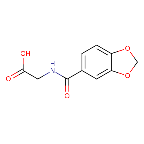 2-(Benzo[d][1,3]dioxole-5-carboxamido)acetic acid