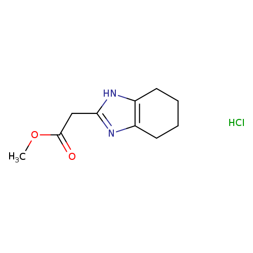 methyl 2-(4,5,6,7-tetrahydro-1H-1,3-benzodiazol-2-yl)acetate hydrochloride