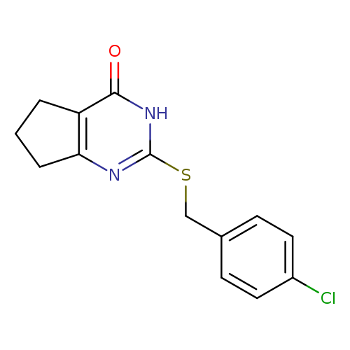 2-{[(4-chlorophenyl)methyl]sulfanyl}-3H,4H,5H,6H,7H-cyclopenta[d]pyrimidin-4-one
