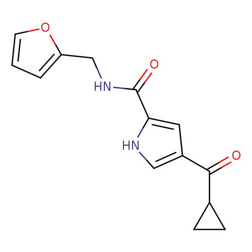 4-cyclopropanecarbonyl-N-[(furan-2-yl)methyl]-1H-pyrrole-2-carboxamide