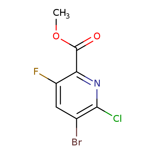 Methyl 5-bromo-6-chloro-3-fluoropyridine-2-carboxylate