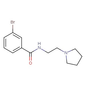 3-Bromo-n-[2-(1-pyrrolidinyl)ethyl]phenylcarboxamide