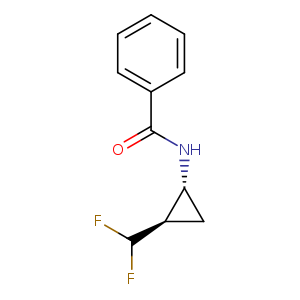 rac-N-[(1R,2R)-2-(difluoromethyl)cyclopropyl]benzamide,trans
