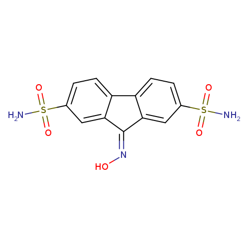 9-(hydroxyimino)-9H-fluorene-2,7-disulfonamide