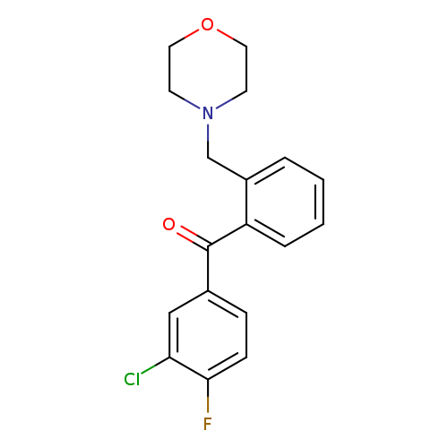 3'-Chloro-4'-fluoro-2-morpholinomethyl benzophenone