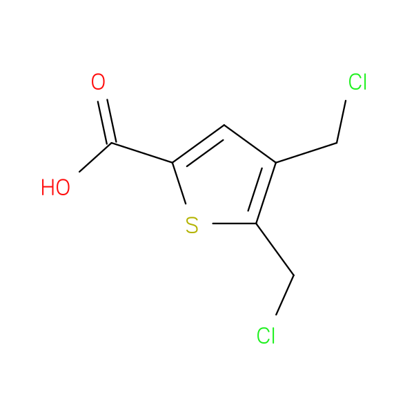 4,5-bis(chloromethyl)thiophene-2-carboxylic acid