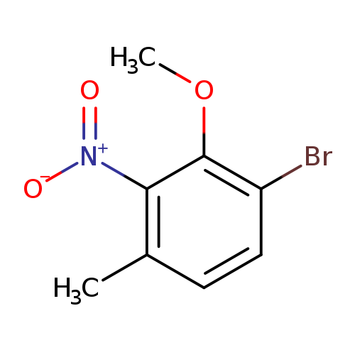 Benzene, 1-bromo-2-methoxy-4-methyl-3-nitro-