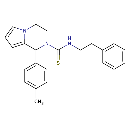 1-(4-methylphenyl)-N-(2-phenylethyl)-1H,2H,3H,4H-pyrrolo[1,2-a]pyrazine-2-carbothioamide