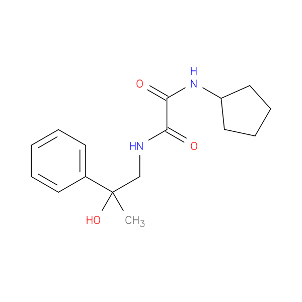 N-cyclopentyl-N'-(2-hydroxy-2-phenylpropyl)ethanediamide